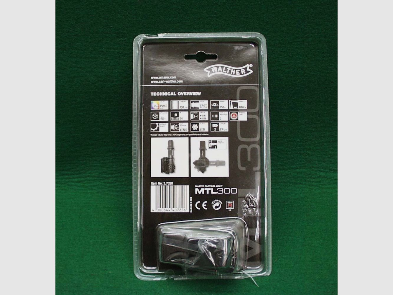 Walther flashlight MTL300