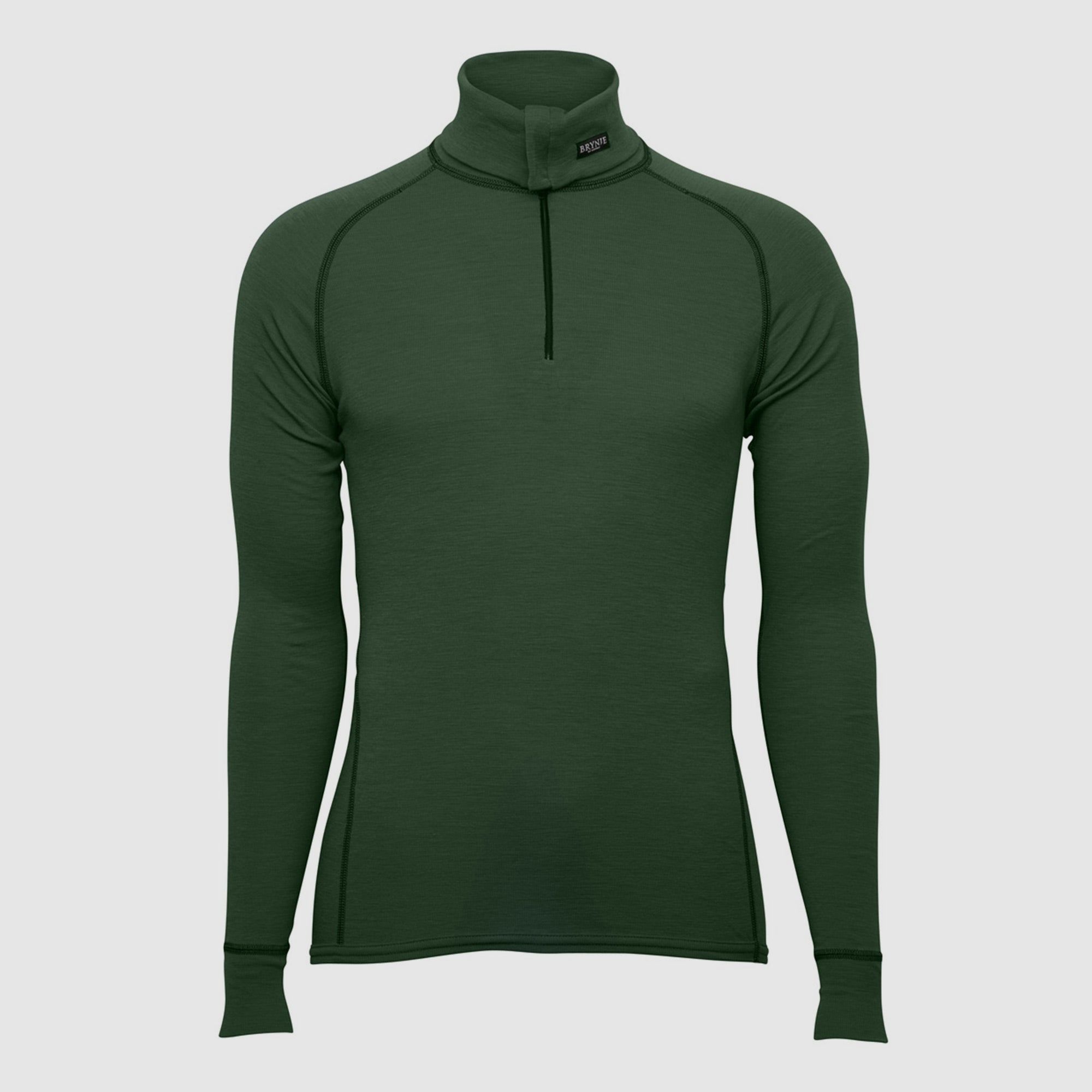 Brynje Brynje Shirt Classic Wool Zip Polo grün