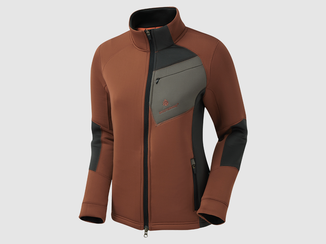 Warme Softshellweste Rot DAMEN / Thermic Jacket Brick - SHOOTERKING, Bild 1 von 3