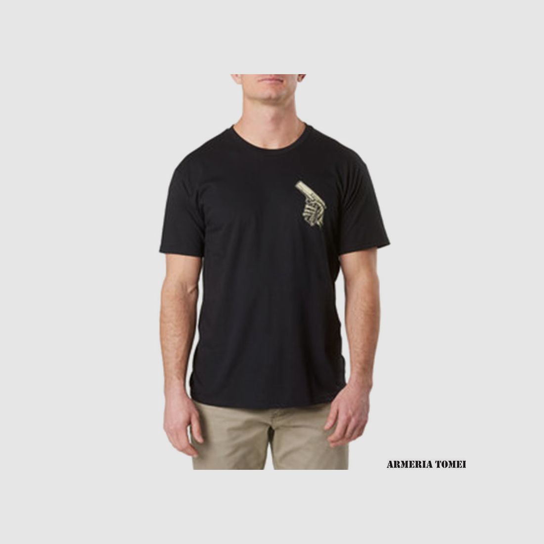 T-SHIRT – 5.11 – COLD DEAD HANDS 45 TEE 019 Noir, image 3 sur 3