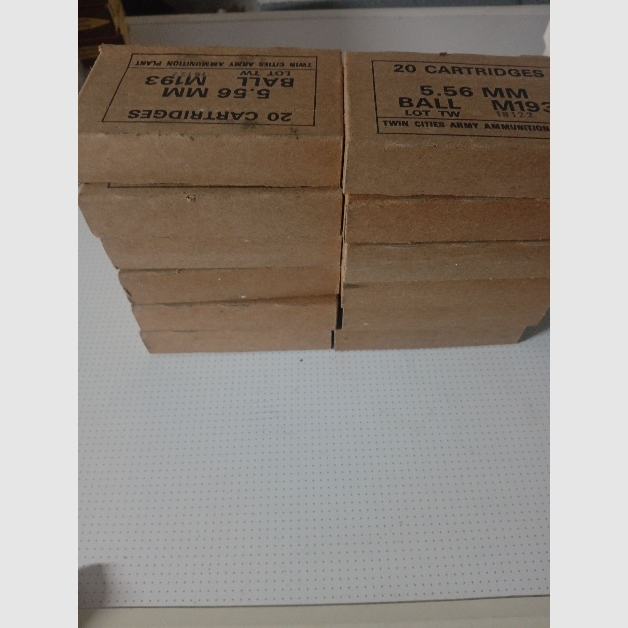 5,56x45 M193 Ball Munition 