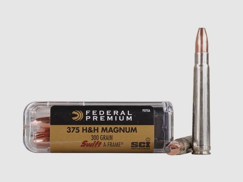 Federal Premium Safari Swift A-Frame .375 H&H Mag. 300GR JSP 20 cartouches