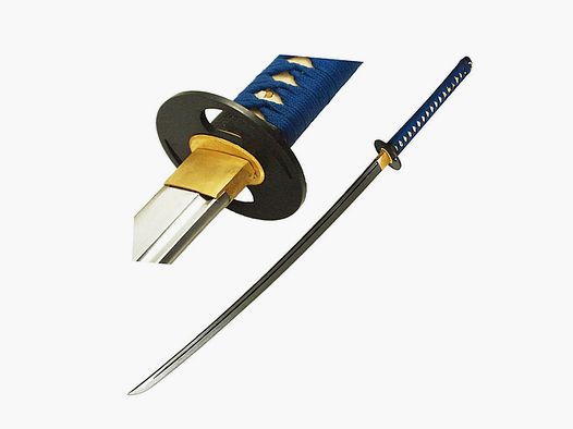 Katana espada samurái azul