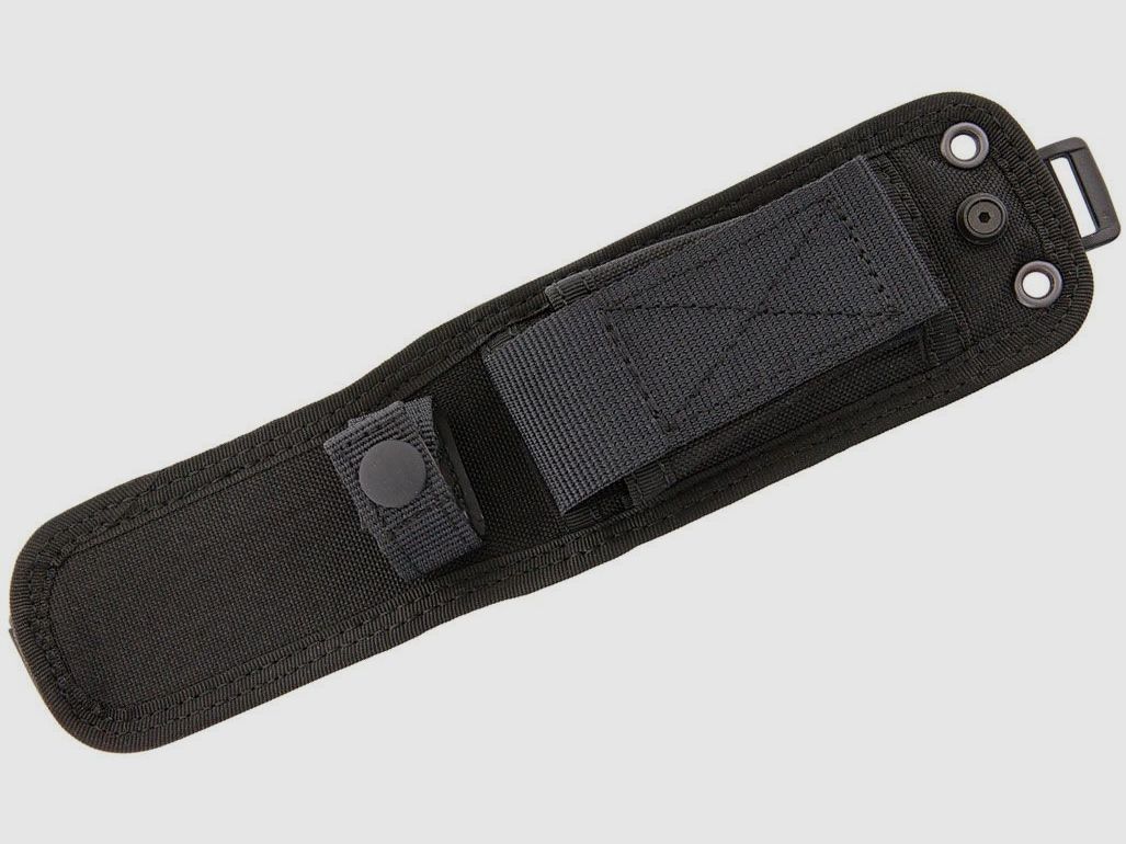 M5 Jagdmesser, Satin Sleipner Glatte Klinge, schwarze G10-Griffe, Cordura-Scheide | 97225