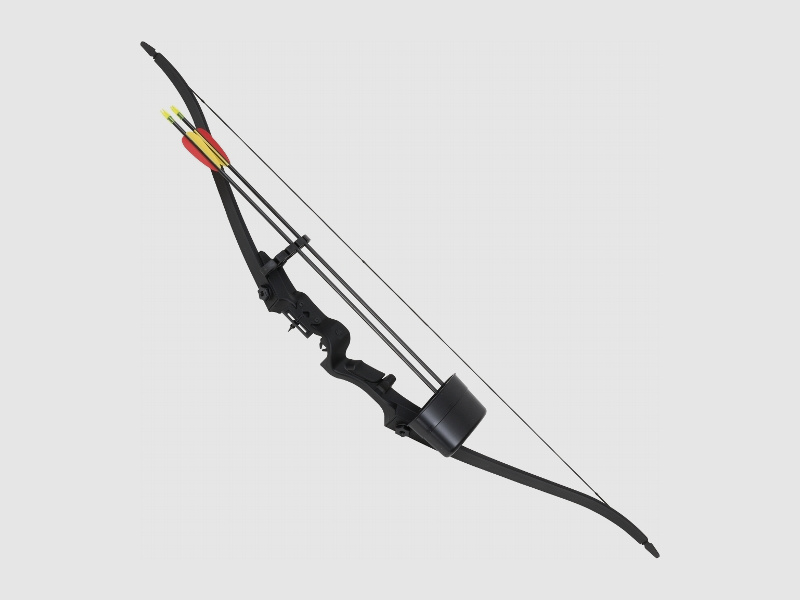 Arco in fibra di vetro Recurve - 18 lbs = 8,16 kg