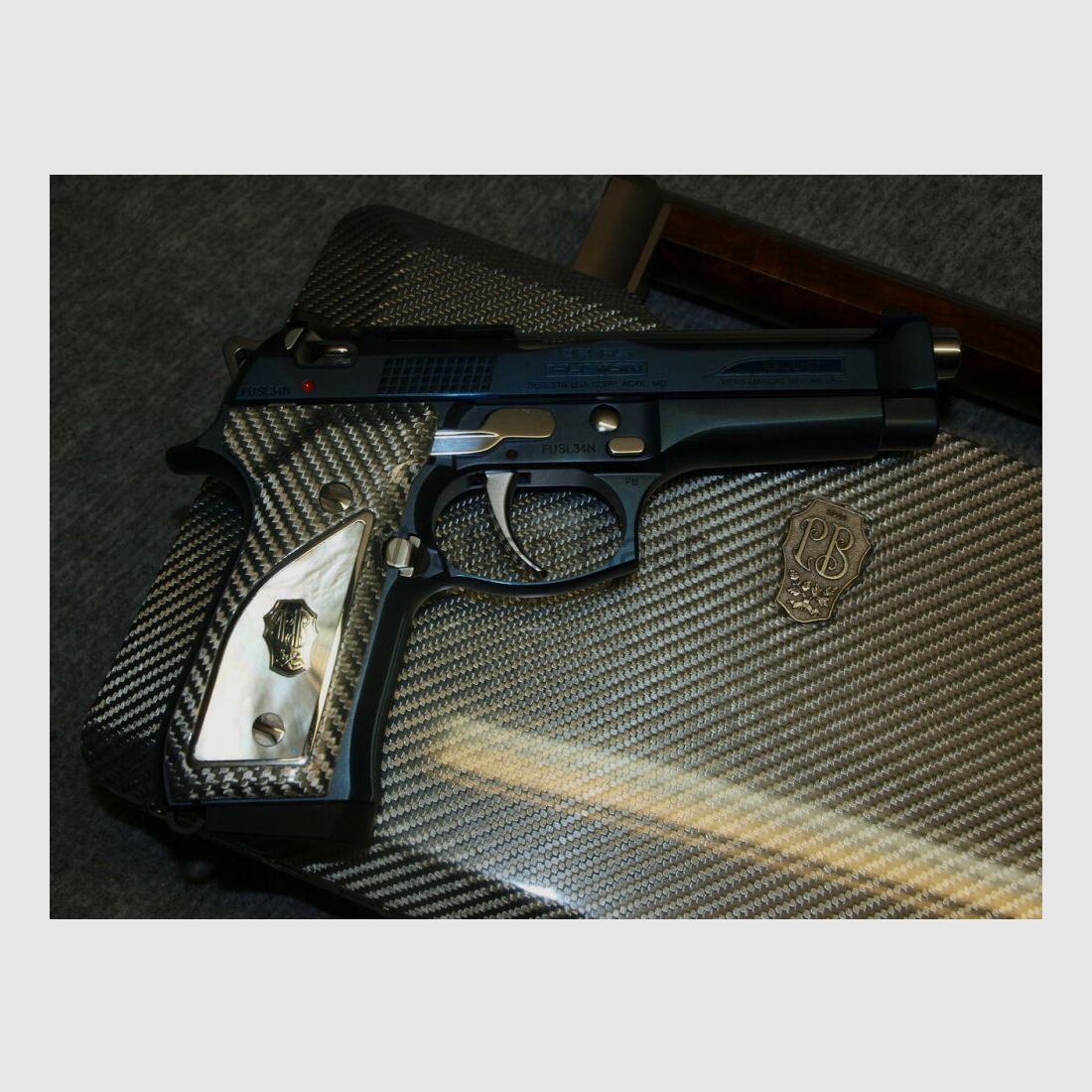 Beretta FUSION Blauw 92 FS Beretta FUSION Blauw 92 FS 92 Serie Beperkte Editie