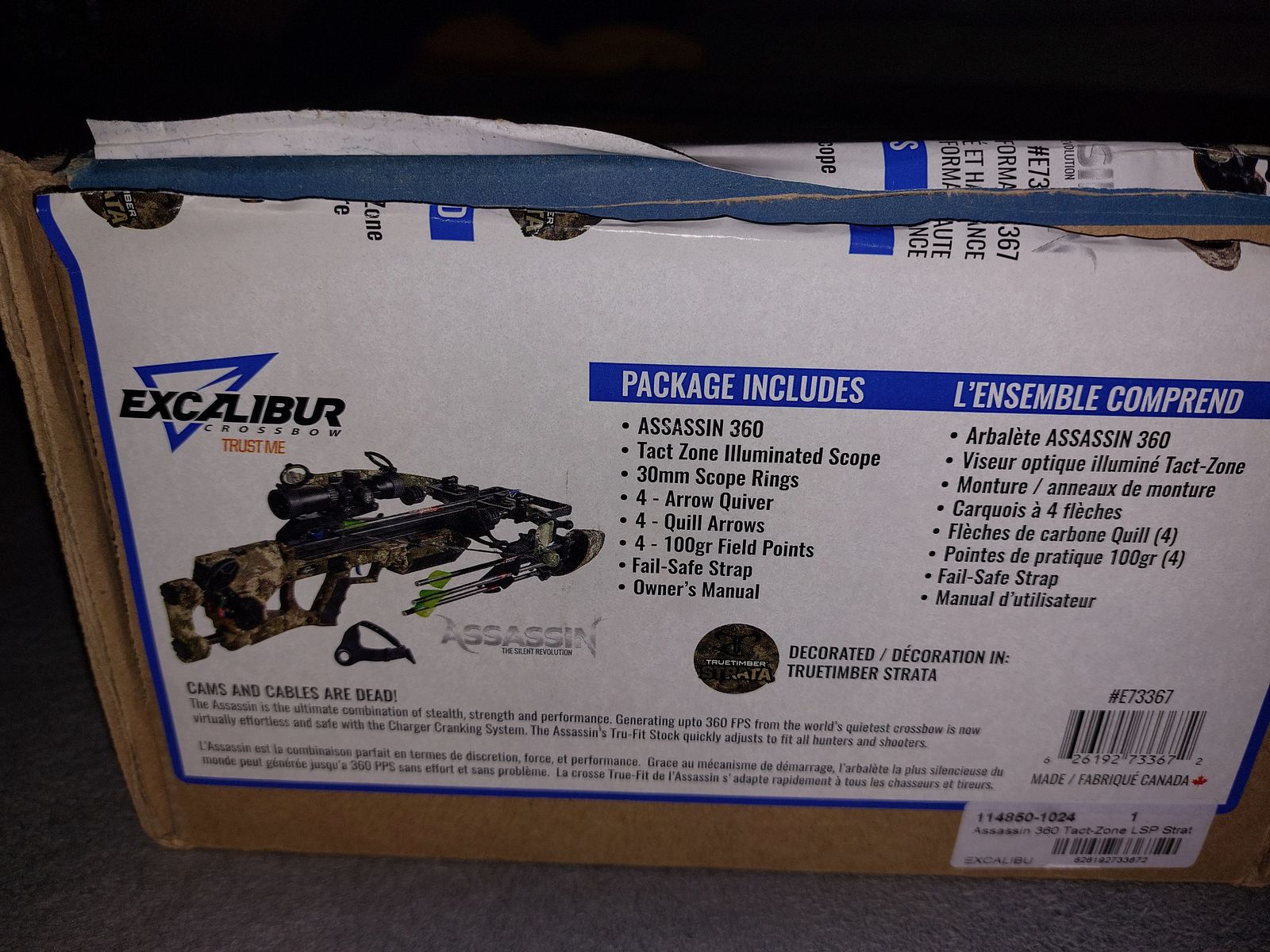 Armbrust Excalibur  Assasin 360 Tact-Zone