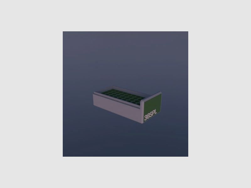 Filamelt Munitionsbox / .38 Special / ‘Schiebedeckel’ / Patronenbox, Ammo Box