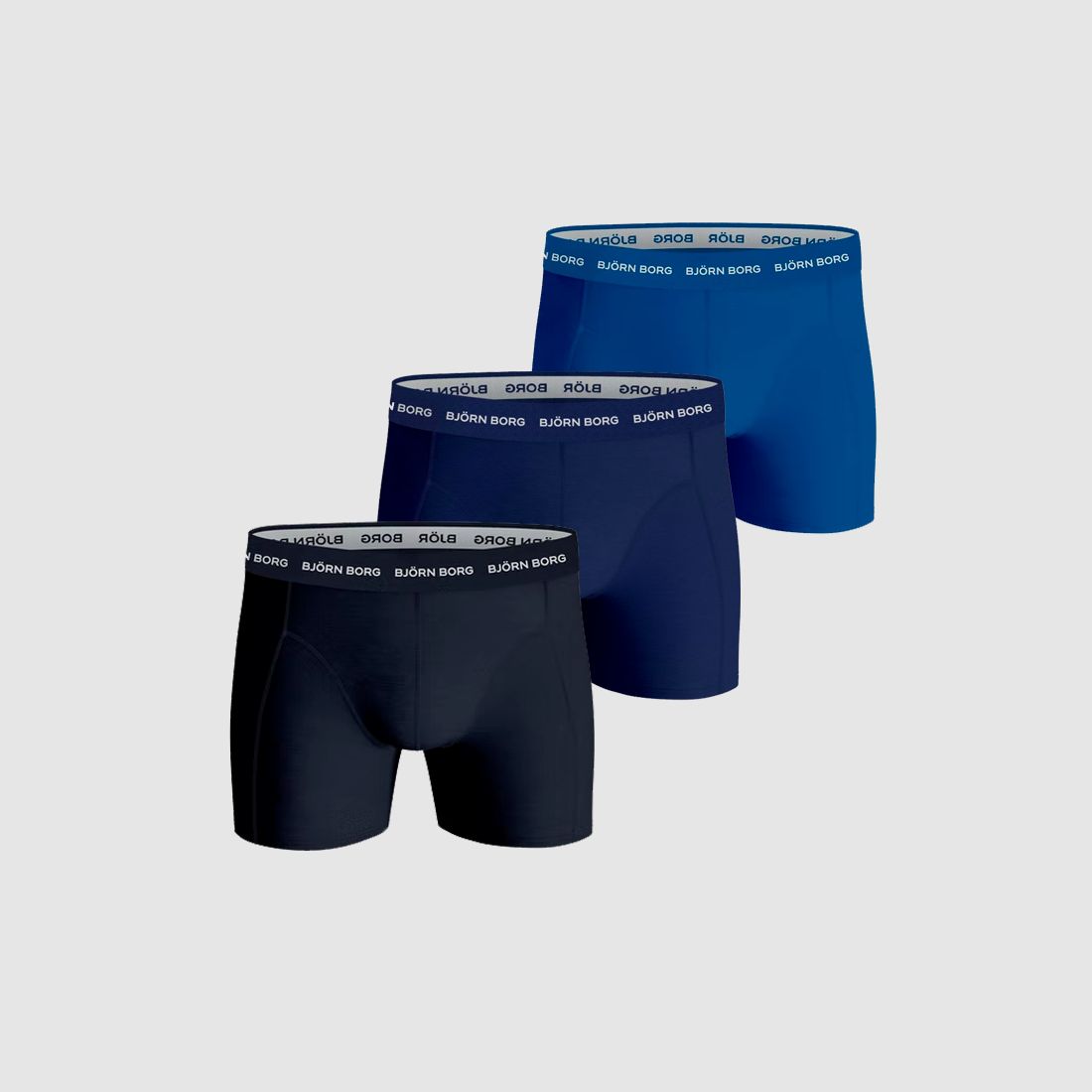 Björn Borg Boxershorts 3er-Pack Blau - S