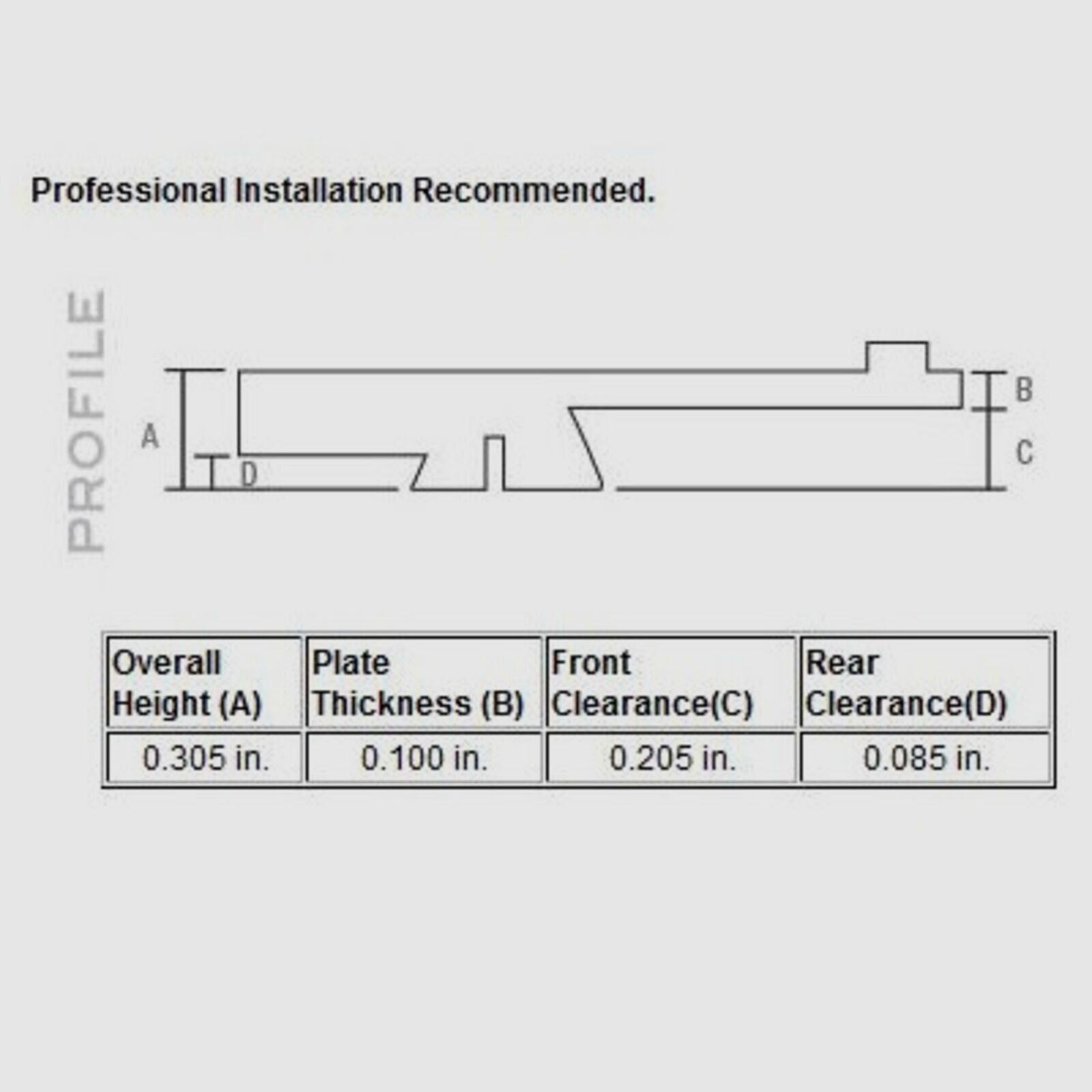 Trijicon RMR/SRO Montage H&K 45/P30/SFP9