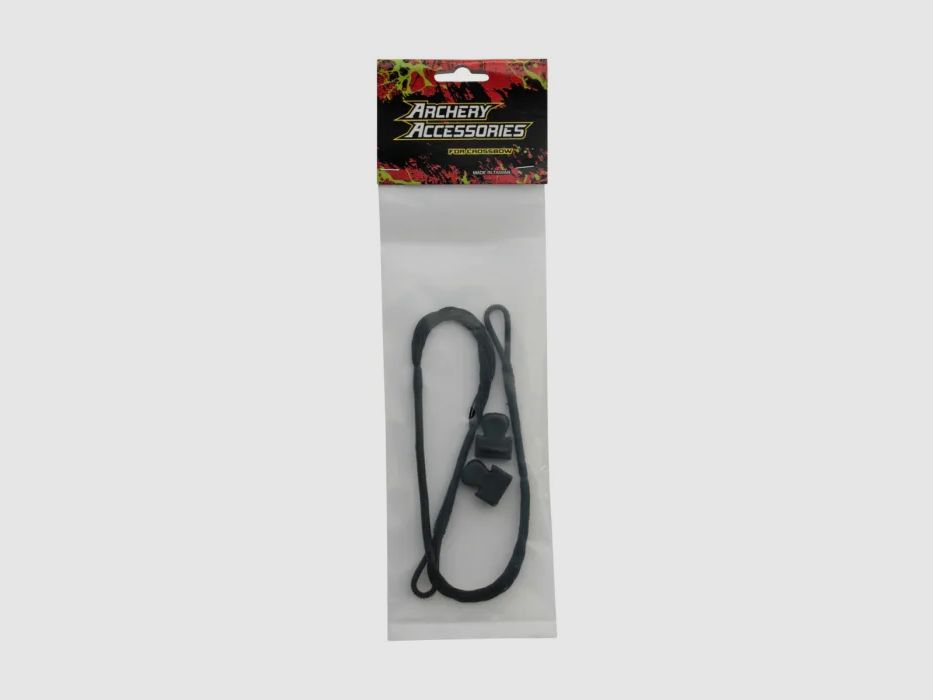 Corde de remplacement 80 lbs pour arbalète à poing "Alligator I" y compris les capuchons d'extrémité du arc