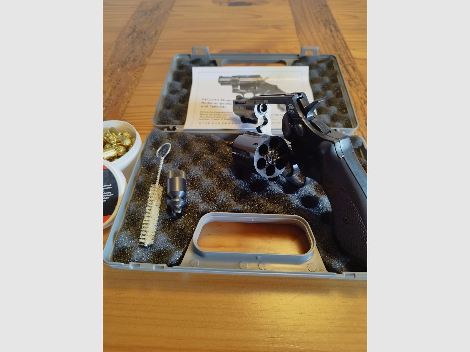Record Chief 2" Schreckschuss Revolver Kaliber 9mm R.K Set Angebot !!Neuware!!