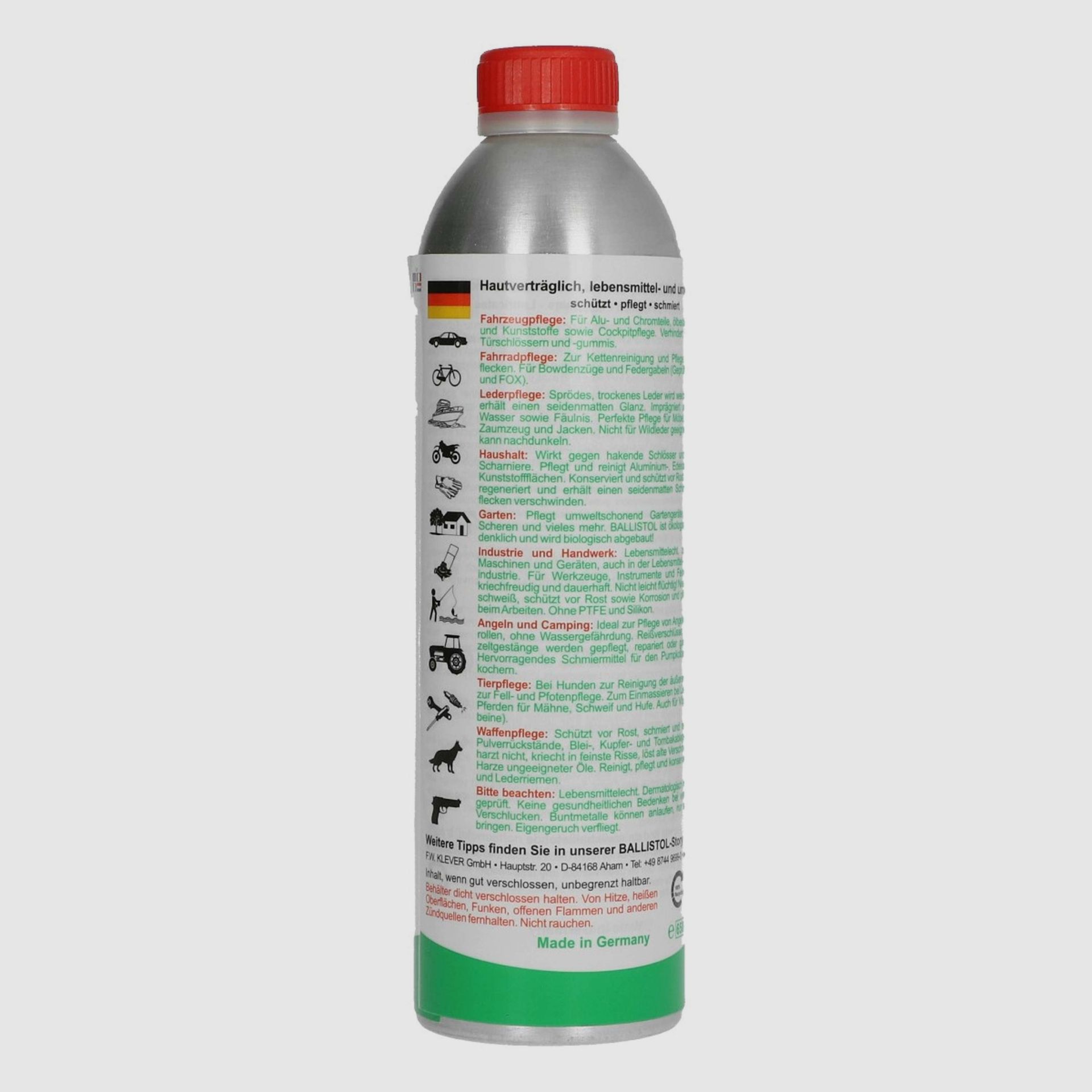 Ballistol 500 ml Huile universelle | Huile pour armes et entretien, image 2 sur 3