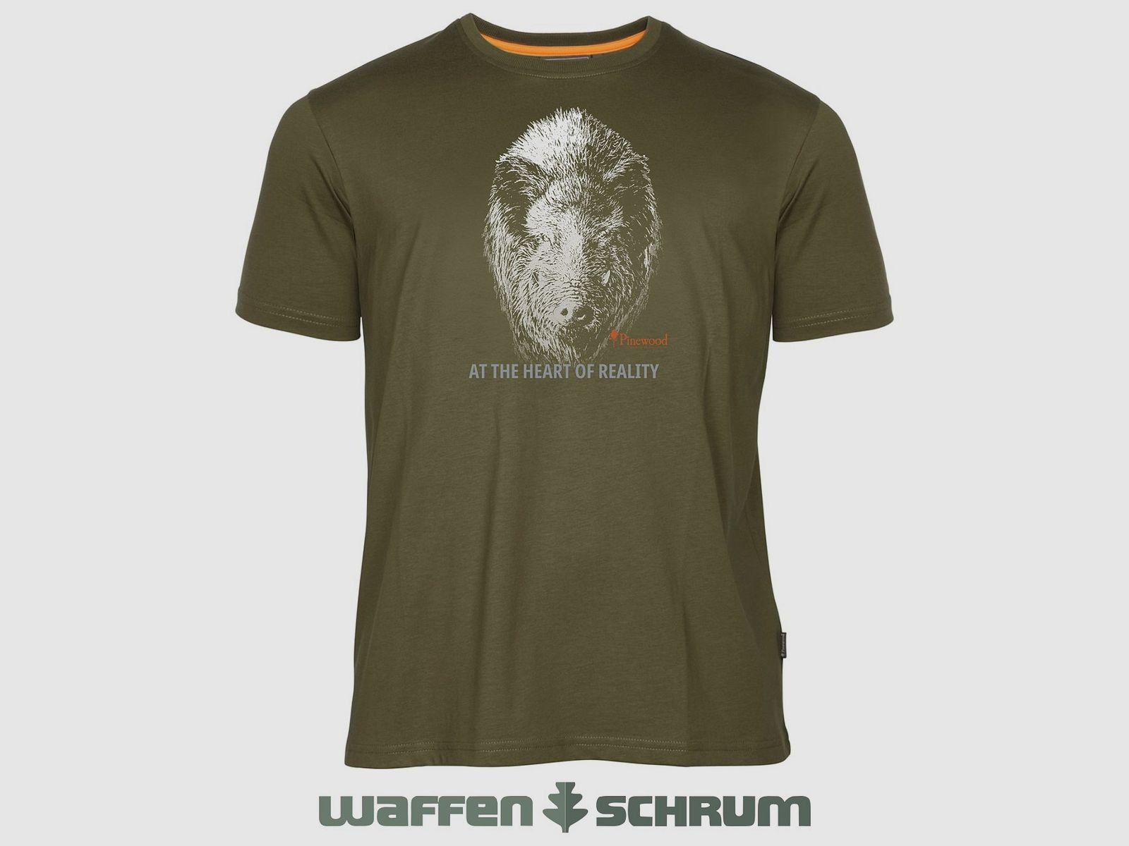 Pinewood T-Shirt Wildboar H. Olive