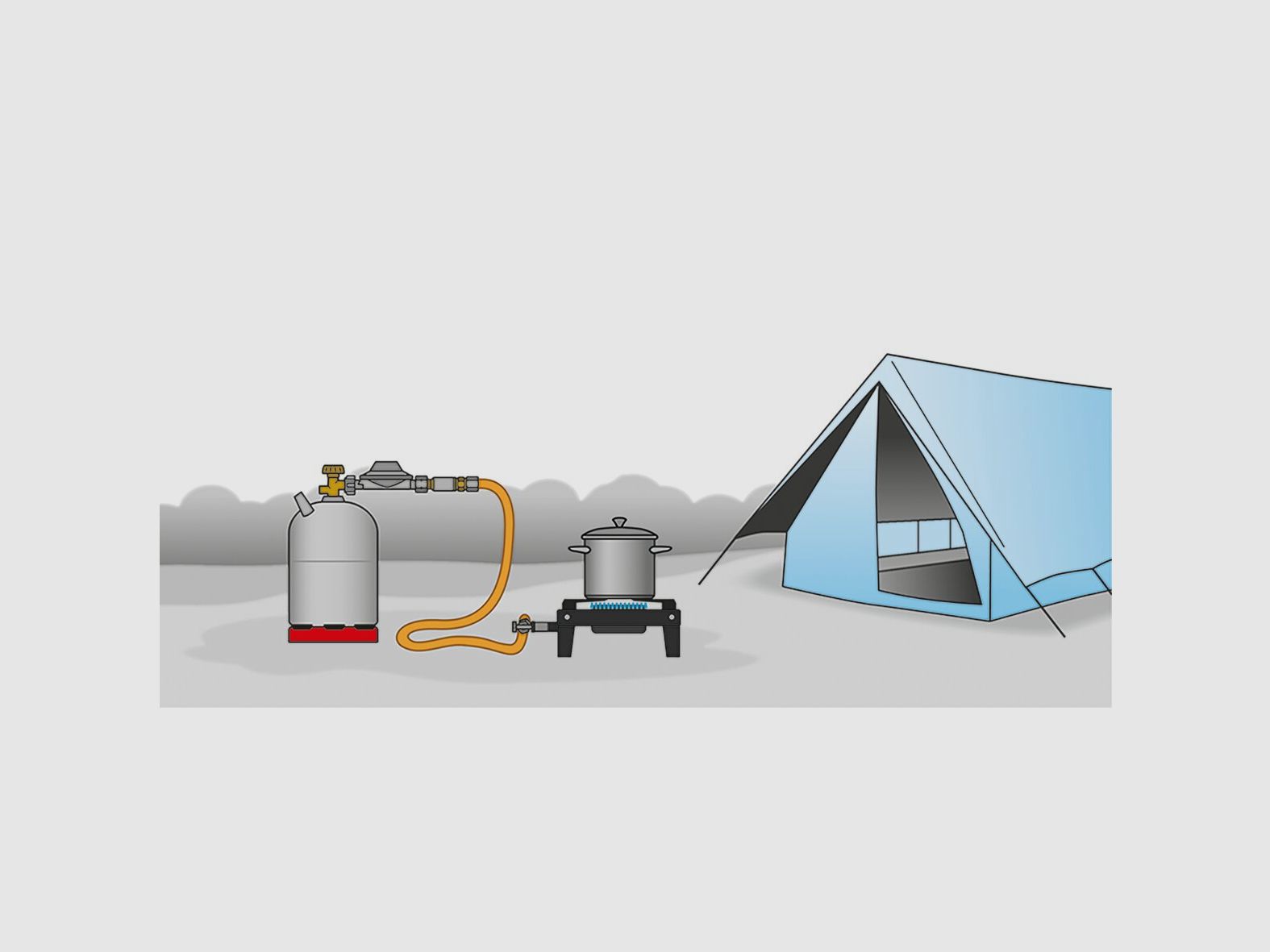 Régulateur de basse pression pour cartouches de gaz, image 1 sur 3