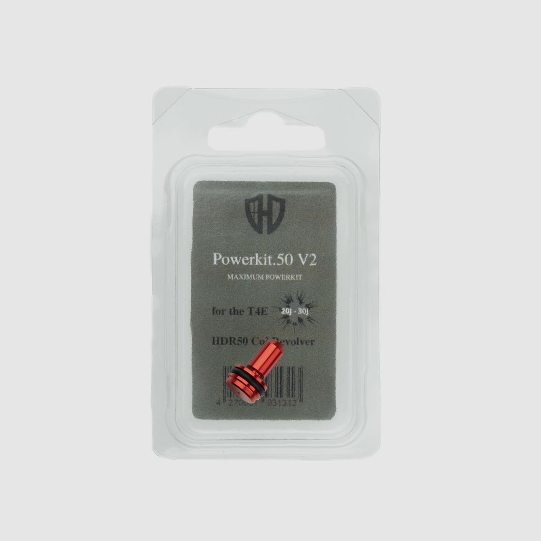 Powerkit.50 V2 voor HDR50 + GEN.2 | Exportventiel | RODE ANODISEREN | Maximale kracht 7,5j versie 20-30J