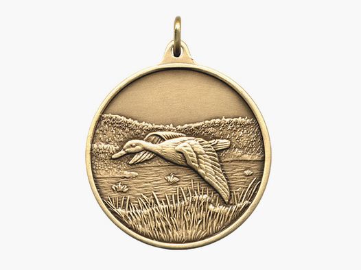 Jagdmedaille Ente 40mm Bronze