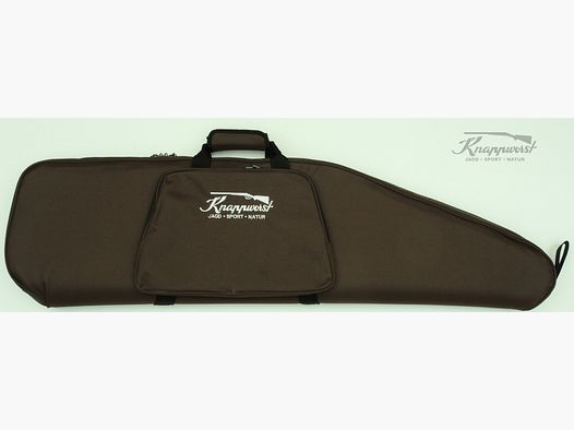 Knappworst Gewehrfutteral Braun, mit Tasche 110cm