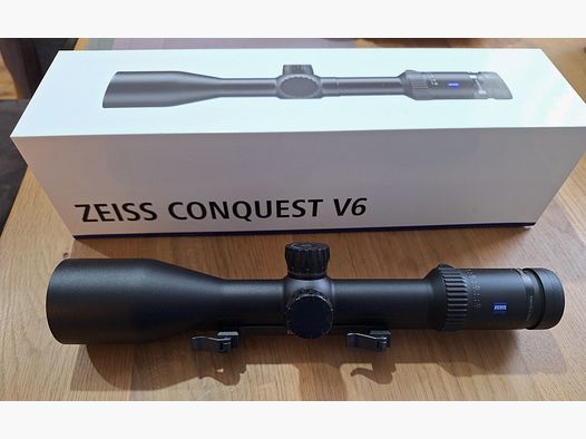 ZEISS Zielfernrohr Conquest V6 2,5–15x56 M mit ASV und Schiene 