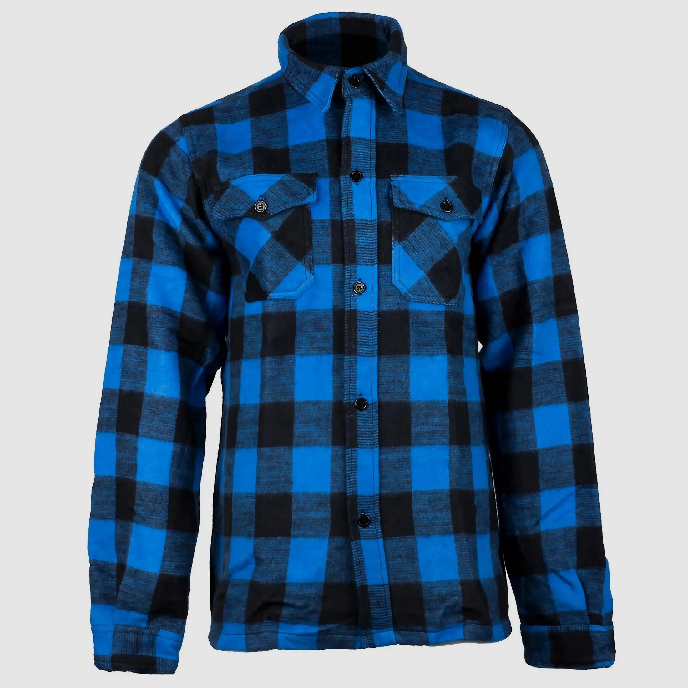 Mil-Tec Camisa de leñador - Azul / M Hombres