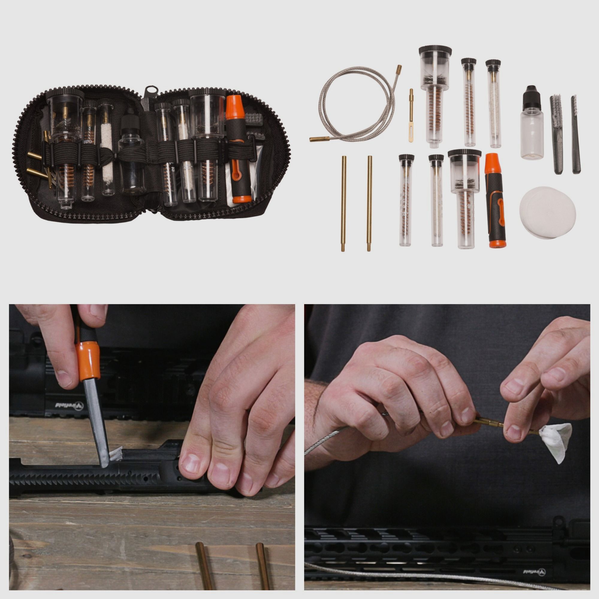 AR15 / AR10 Waffenreinigungsset .223 und 308 Cleaning Kit Waffenpflegeset Reinigungsset Firefield