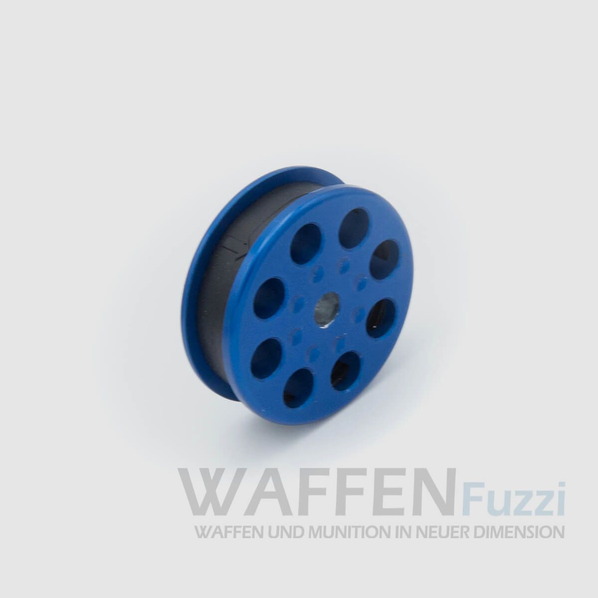 WALTHER ROTEX RM8 Trommelmagazin aus blau eloxiertem Aluminium