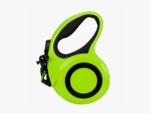 5m Retractable Leash with Reflective Strap for Dogs up to 40kg Yellow