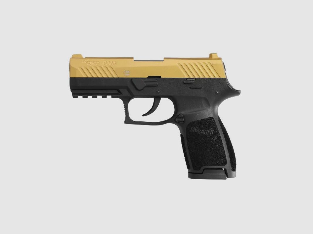 Sig Sauer Schreckschuss Pistole P320 Gold - 9mm P.A.K.