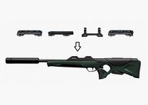 Walther RS3 Pro Pine inkl. Schalldämpfer - Repetierbüchse