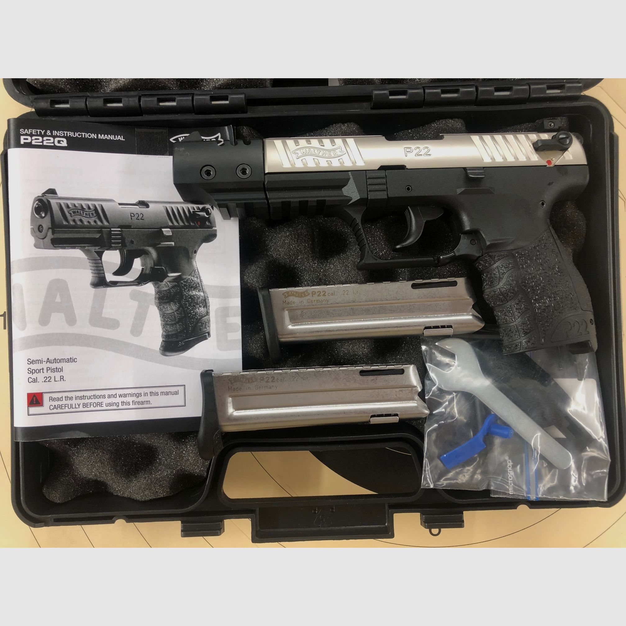 Walther Pistole P22 Q Target 5 " 