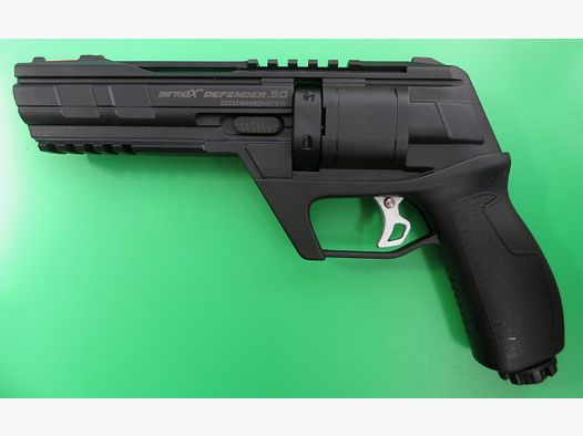Home Defense Revolver, AirmaX Defender Co2-Revolver, Kal .50 Defense Training Marker  #19