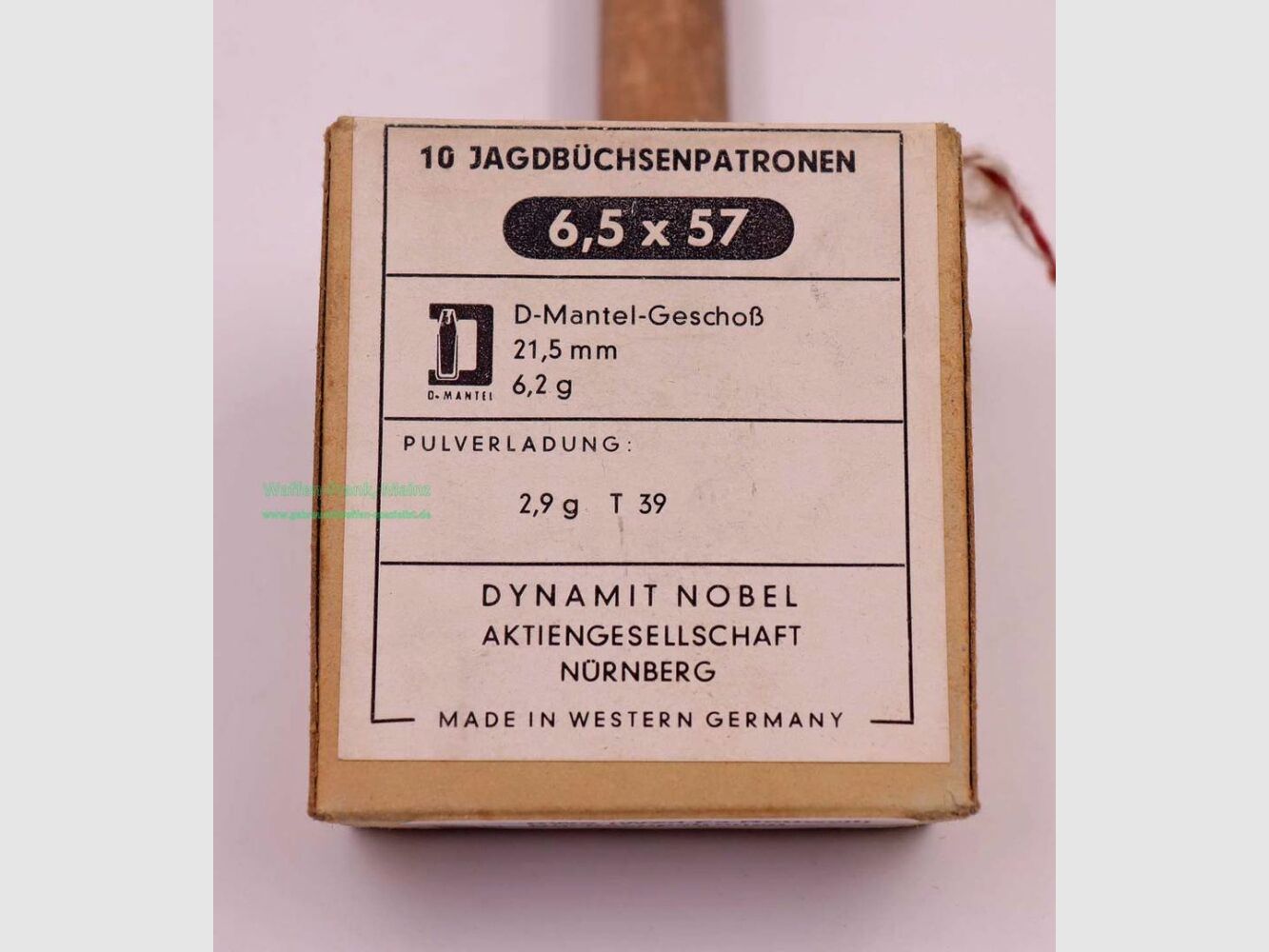 RWS (WZd.Fa.Rottweil) rifle cartridges