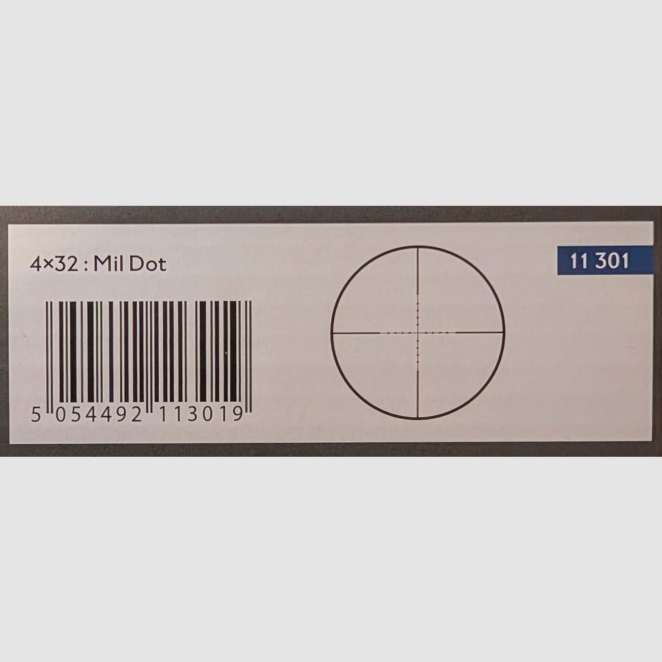 Hawke Fast Mount 4x32 (Mil Dot) incl. mounting rings 11 mm, like new
