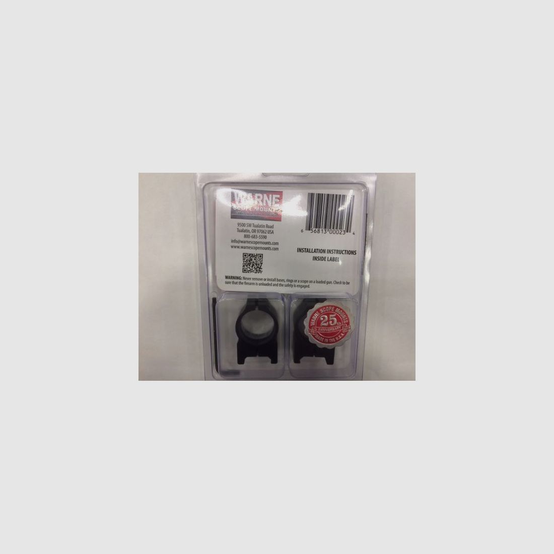 WARNE ANELLI MAXIMA HEIGH 1 INCH, immagine 2 di 2