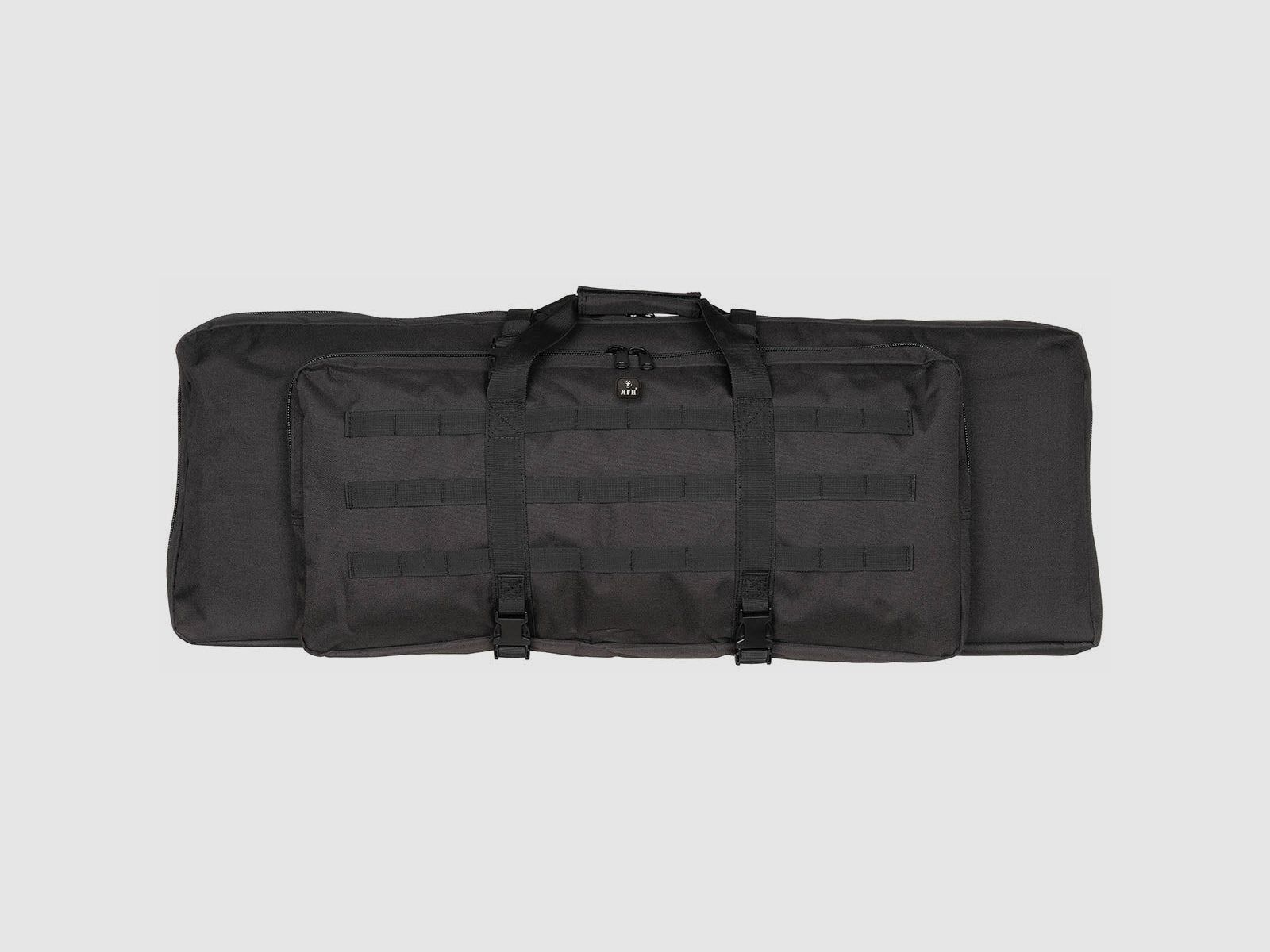 Rifle case, black, for 2 guns