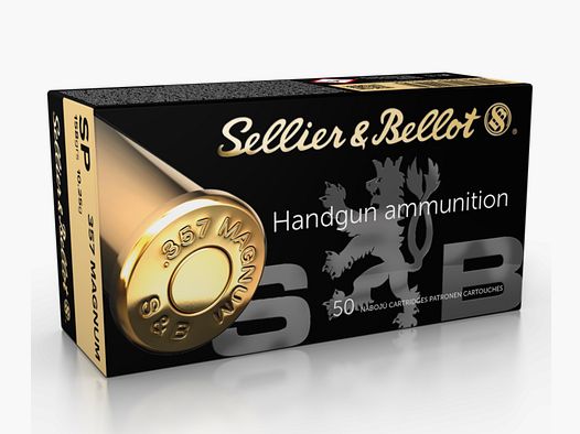 Sellier & Bellot 196283 .357 Mag. Teilmantel 10,2 158grs. Revolverpatronen