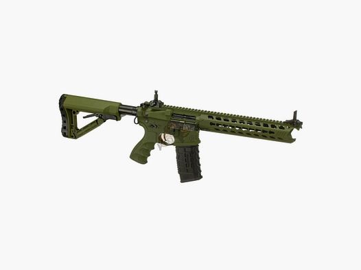 G&G GC16 Predator met ETU in Hunter Green Airsoft S-AEG vrij vanaf 18