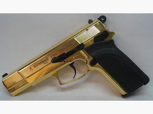 GPDA 9 Kal.9mm P.A.K. - gold finish