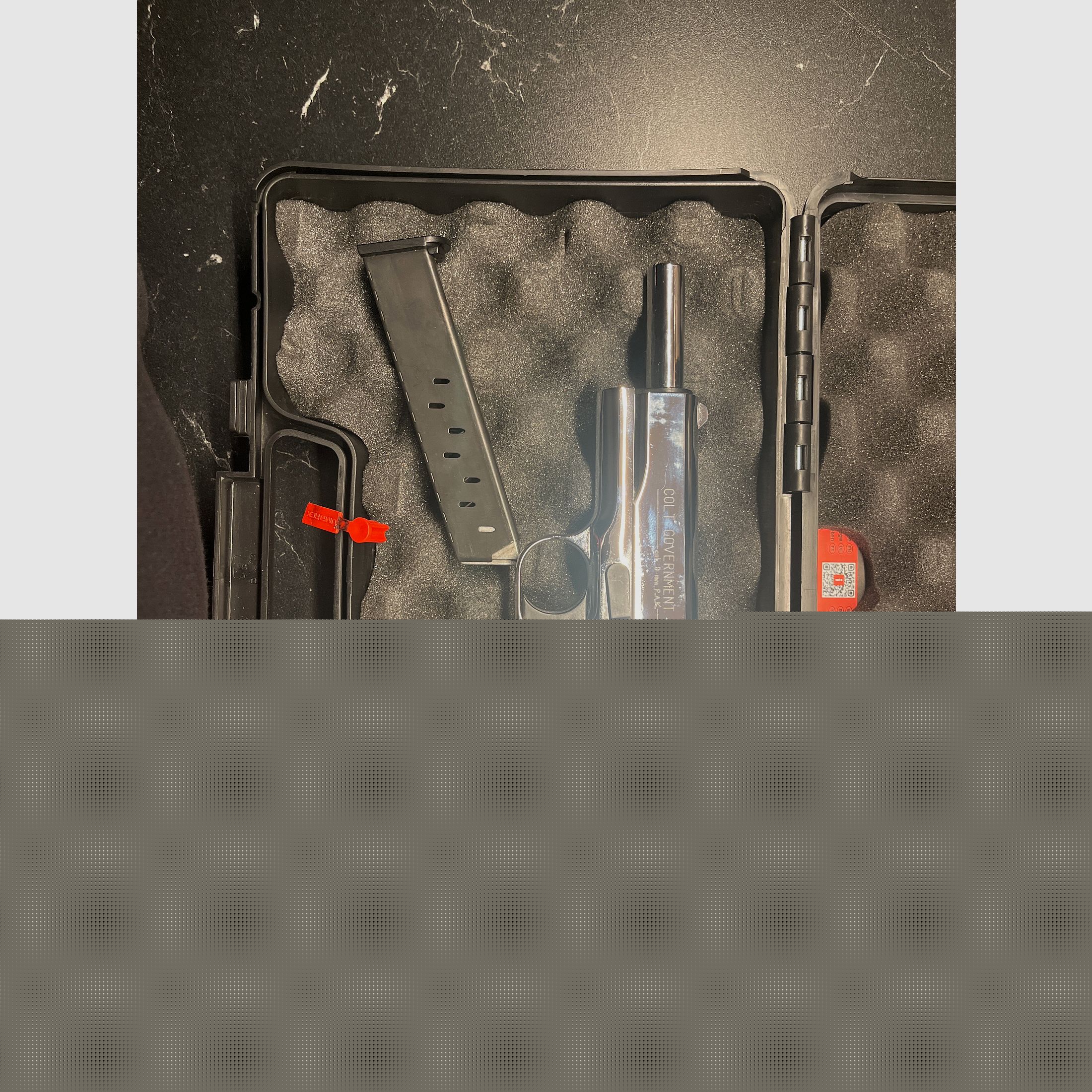 Colt 1911 Chrome Schreckschuss 9mm P.A.K Umarex