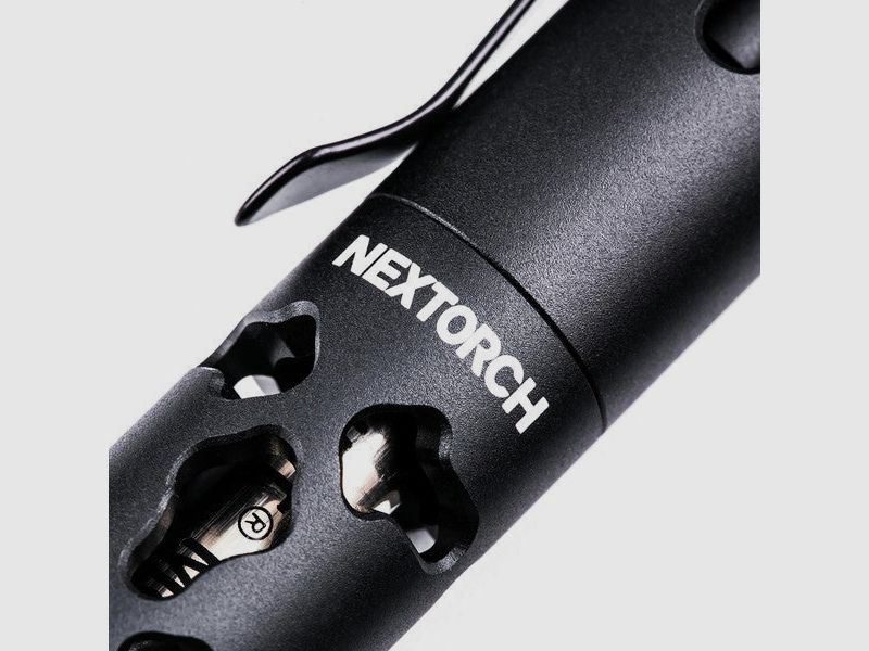 NEXTORCH NP20 Dino Bone Stylo Tactique avec Briseur de Verre