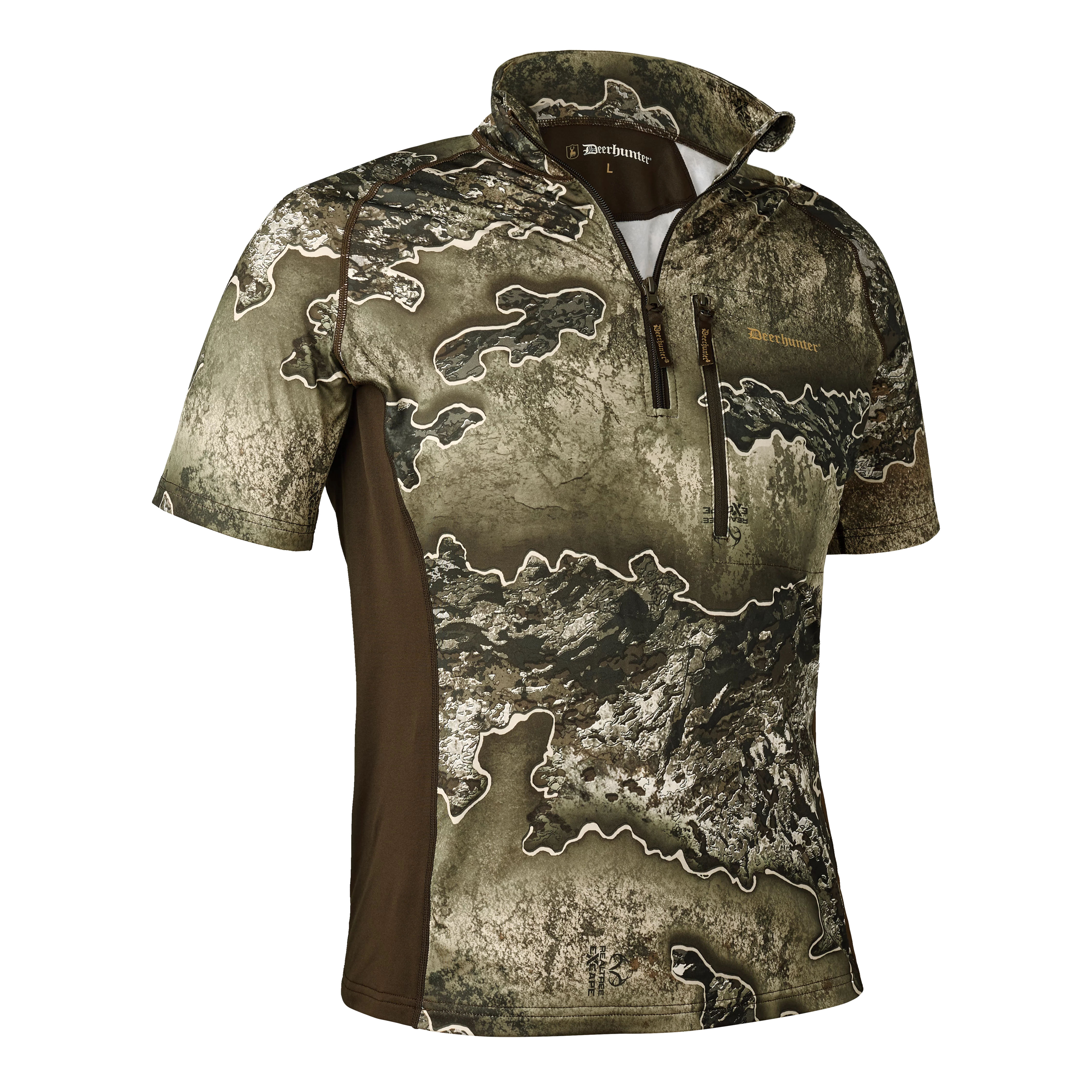 Excape geïsoleerd T-shirt met ritskraag - REALTREE EXCAPE™, afbeelding 4 van 5