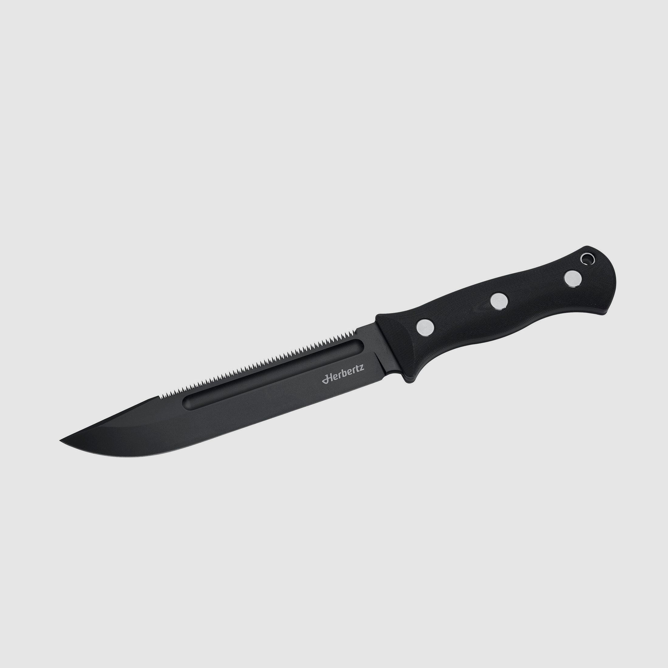 Herbertz Outdoor- und Survivalmesser D2 mit G10-Griff