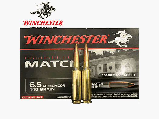 WINCHESTER 6.5 Creedmoor Match 9,07g/140gr