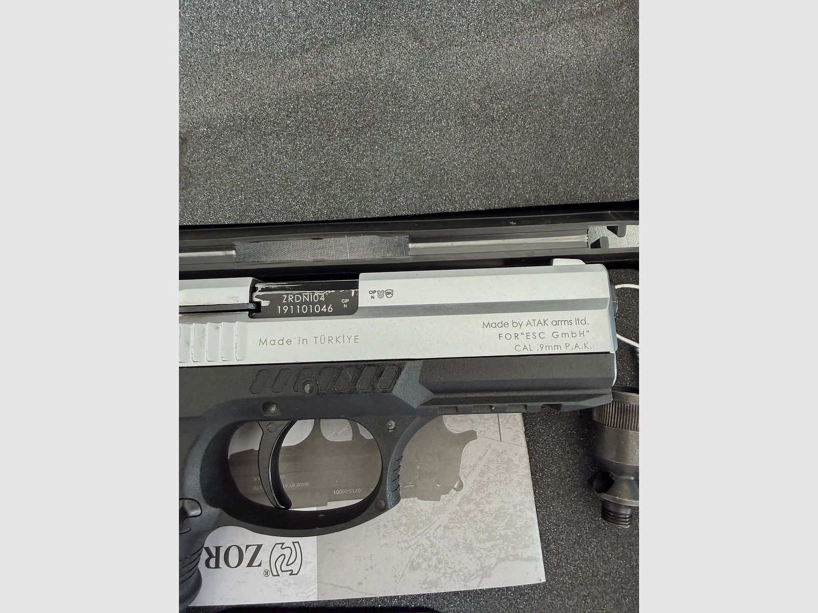 Zoraki Mod 2918 Cal 9mm P.A.K