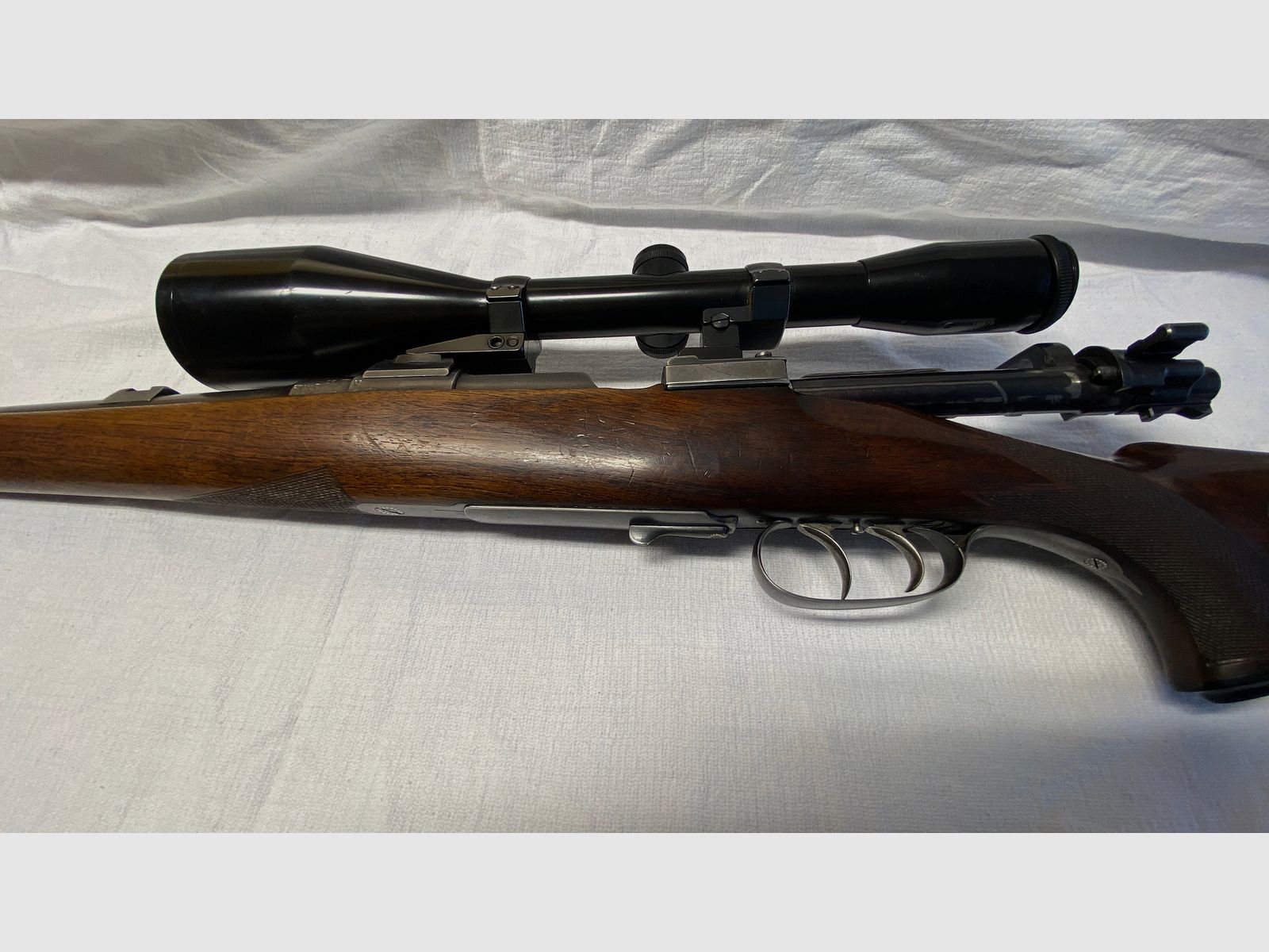  Ferlacher Repetierbüchse  8x57 IS, Repetiergewehr mit Mündungsgewinde für Schalldämpfer, Zielfernrohr 8x56, Neubeschuss 2021