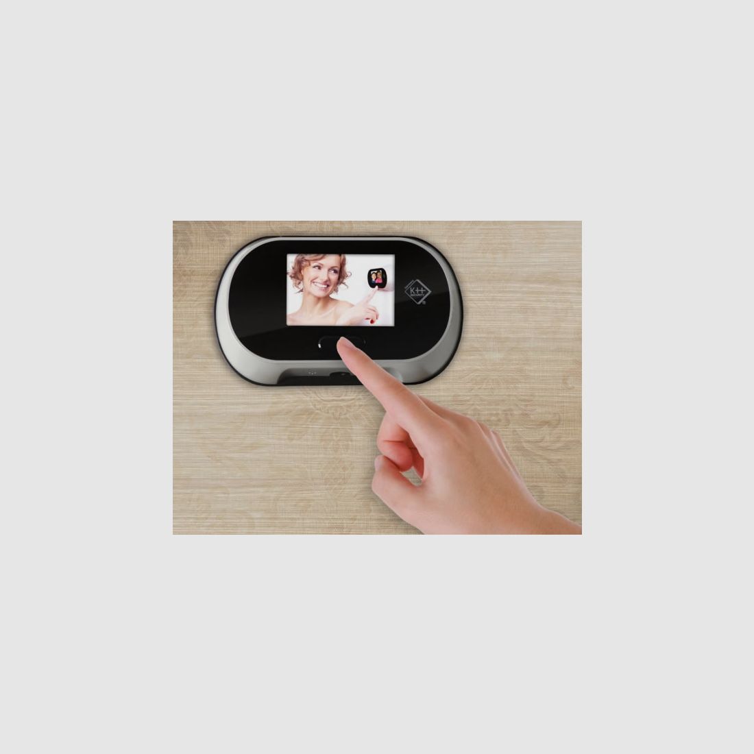 Digitale TĂĽrspion-Kamera KH Security, TĂĽrwĂ¤chter, 2 MB, 2,5 Zoll Display