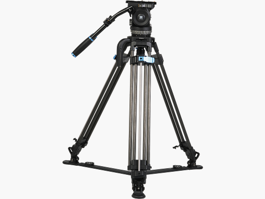 Sirui Twin-Leg Video Tripod 100mm Half-Bowl + VHS18 Professional Fluid Head