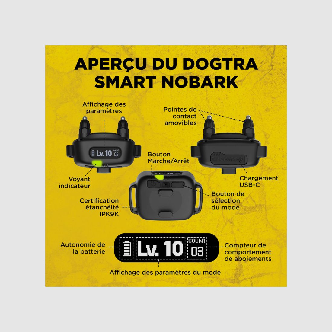 Halsband gegen Bellen DOGTRA SMART NOBARK, Bild 6 von 6