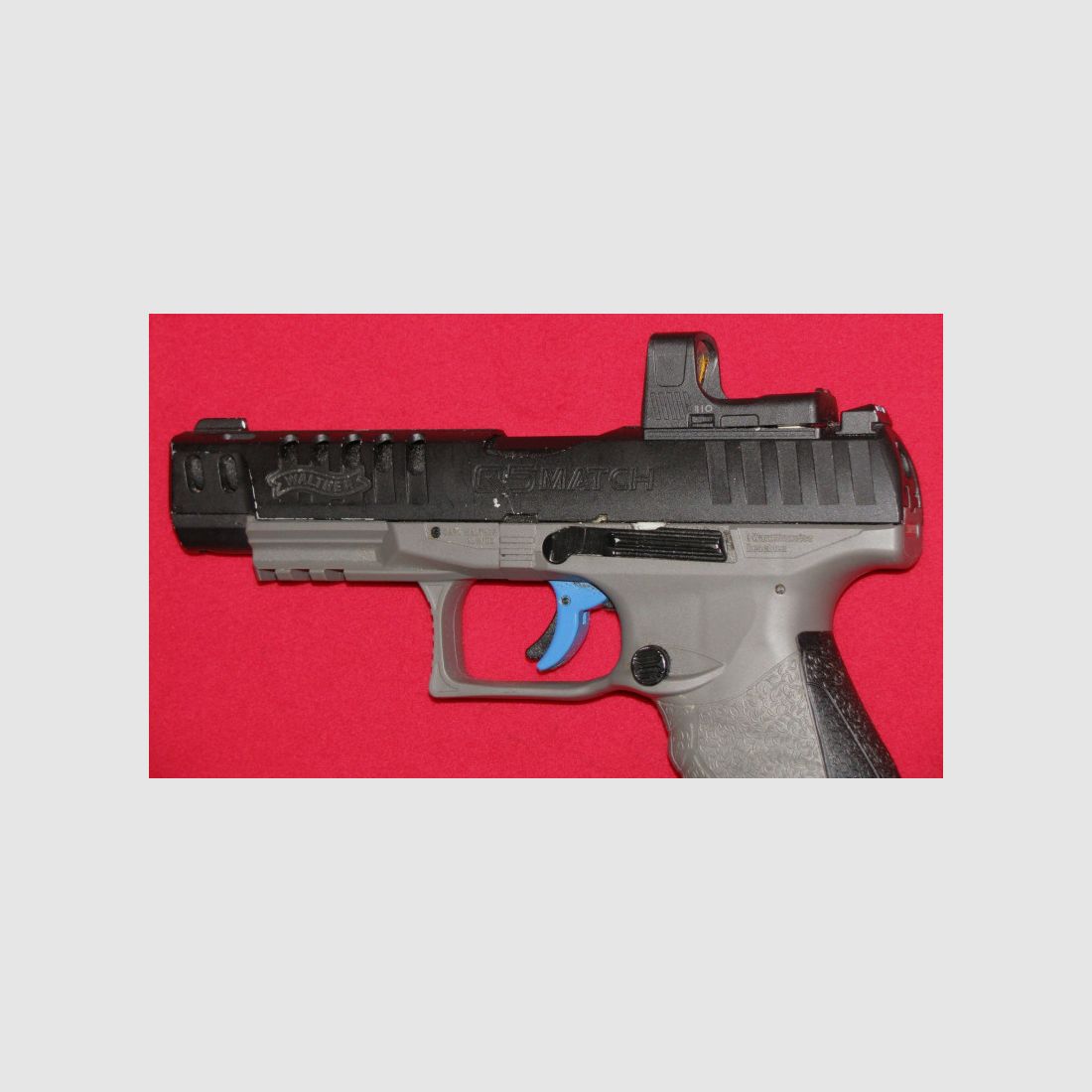 WALTHER CO2 Pistole, eine WALTHER Q5 MATCH in 4,5mm mit F - Zeichen