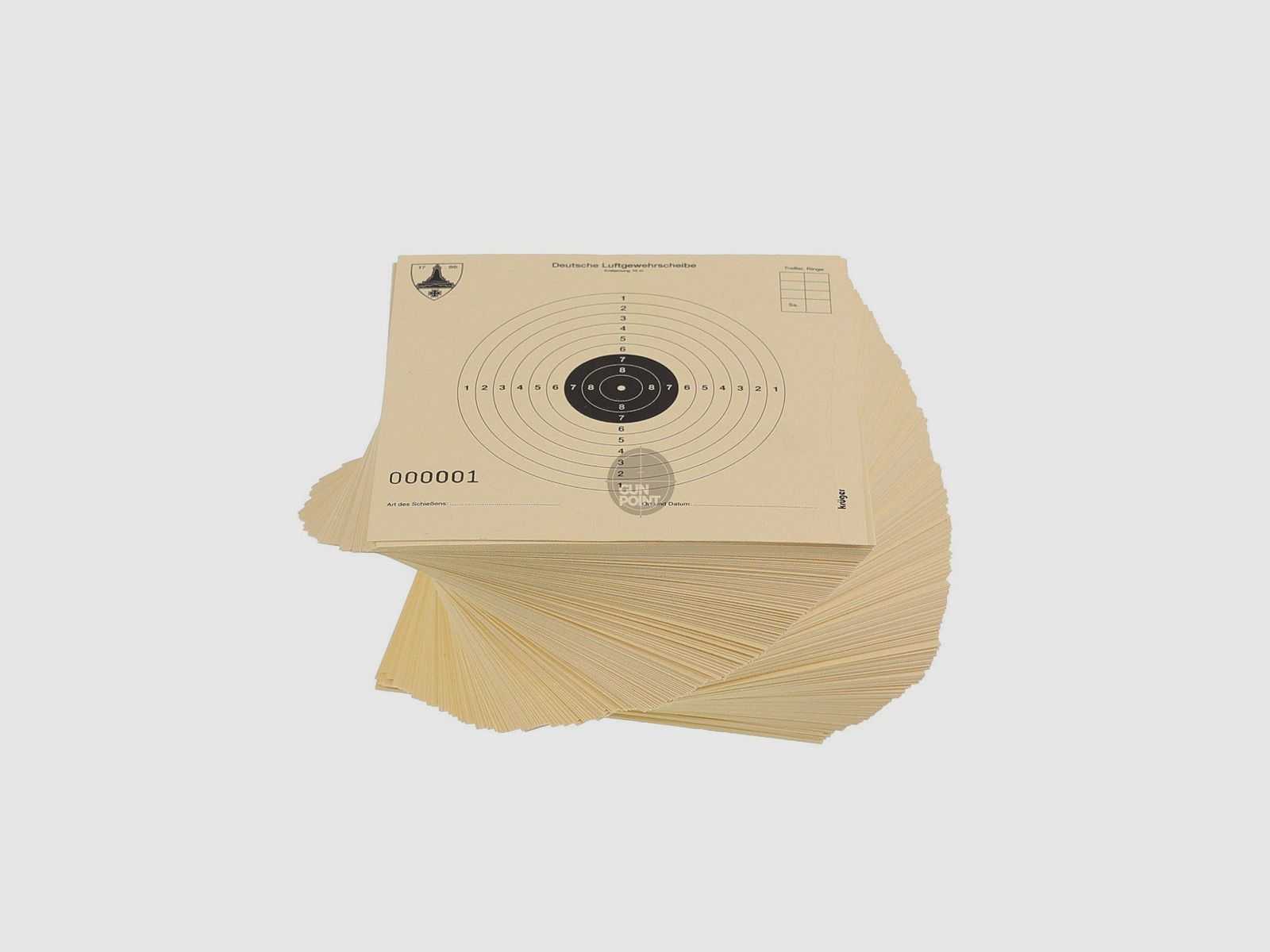 Vecchia mira per carabina ad aria compressa tedesca "Kyffhuser" 12 x 12 cm - 50 pz